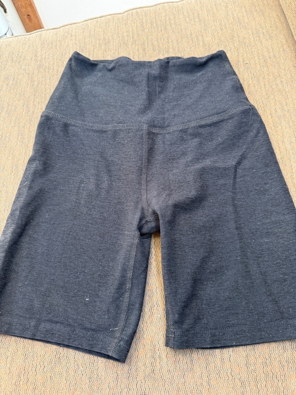 Beyond Yoga High-Waist Black Athletic Bike Shorts